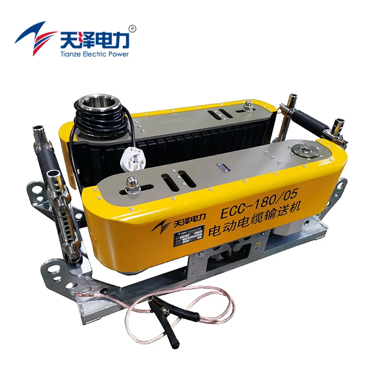 20-180MM ECC-180/05 Intelligent Remote Control Underground Cable Transfer Machine Cable Conveyor Electric Power 1 Year Motor