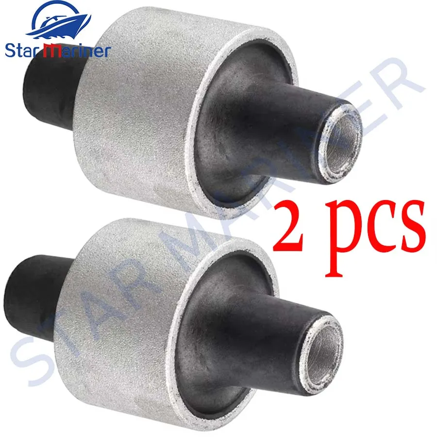 679-44555-00-94 Mount Damper For Yamaha Boat 4T F40 F45 F50 FT50 2T 40HP 679-44555-00 Silent-Bloc, Inferieur Lateral 2 PCS