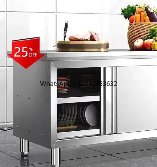 GZ stainless steel chopping cabinet workbench cupboard dining room kitchen commercial locker