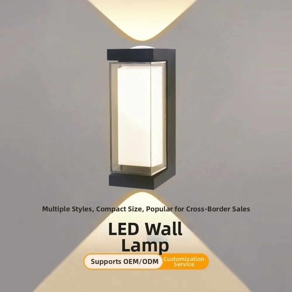

Waterproof Design LED Wall Light Up Down Glow Energy Saving Outdoor Wall Lamp Modern Style Warm/White Light Garden Sconce Lights