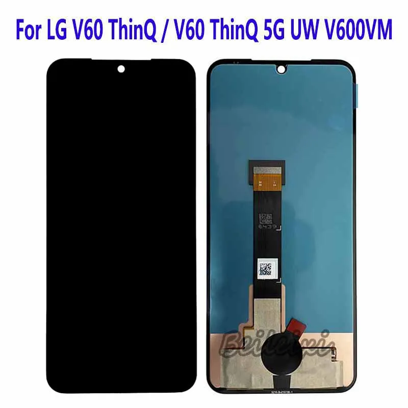 For LG V60 ThinQ 5G UW V600VM V600TM V600QM5 V605N V600 V600EA A001LG L-51A LCD Display Touch Screen Digitizer Assembly