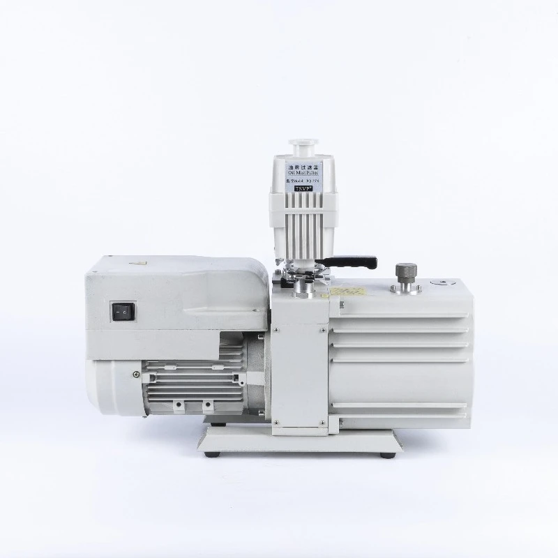 Small Portable Two Stage Rotary Vane Vacuum Pump T16D High Pressure Aluminum Alloy Assembly for Laboratory Scenarios