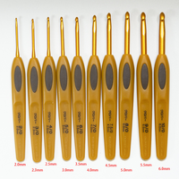 DIY 8Pcs Crochet Hooks Set Practical 2mm-6.0mm Yarn Knitting Needles Set DIY Hand Sweater Knitting Sewing Accessories