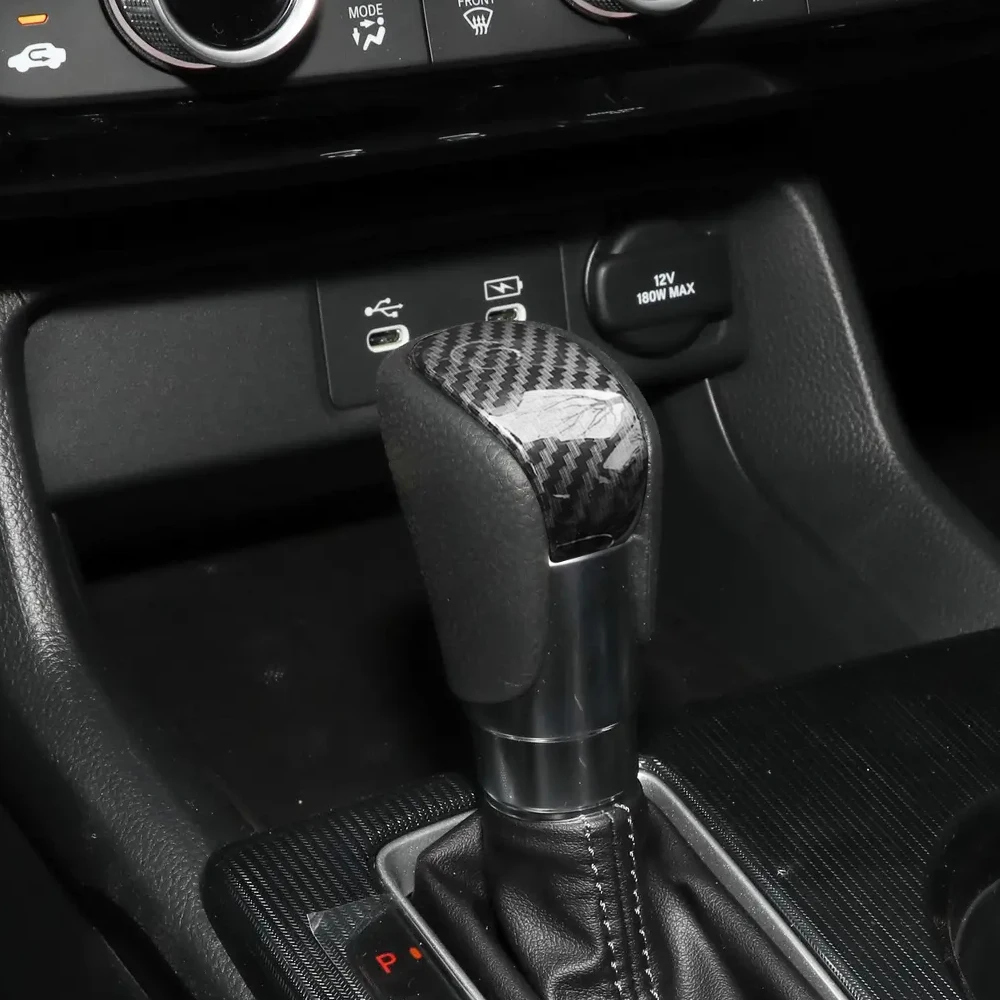 Gear Shift Knob Cover for Honda Fit Jazz GR GS City GN2 20-24 Accord 10th 11th 18-24 HR-V 21-24 AT Shift Knob Protector Trim