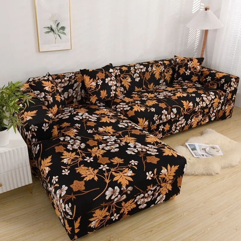 The Newest  Wholesale Custom Ektorp Sectional Sofa Slipcovers Fit 1 2 3 Seater Stretch Elastic Sofa Cover For Living Room