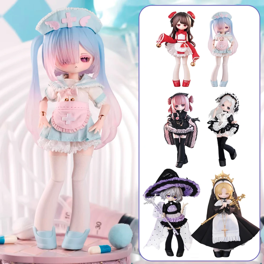 

Коллекционная аниме-фигурка BJD серии No Symptoms 1/12, с подвижными суставами, милая кукла-сюрприз в слепой коробке, модная игрушка, подарок для девочки