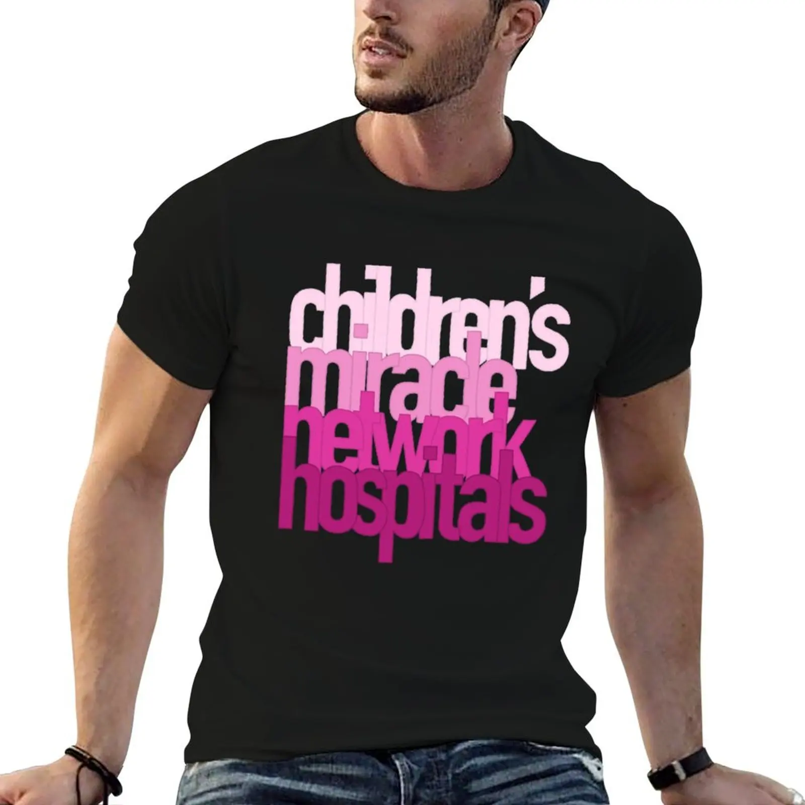 T-Shirt Children's Miracle Network Hospital S1 pour homme, t-shirt graphique pour homme, t-shirts graphiques pour homme, T-shirt coupe slim