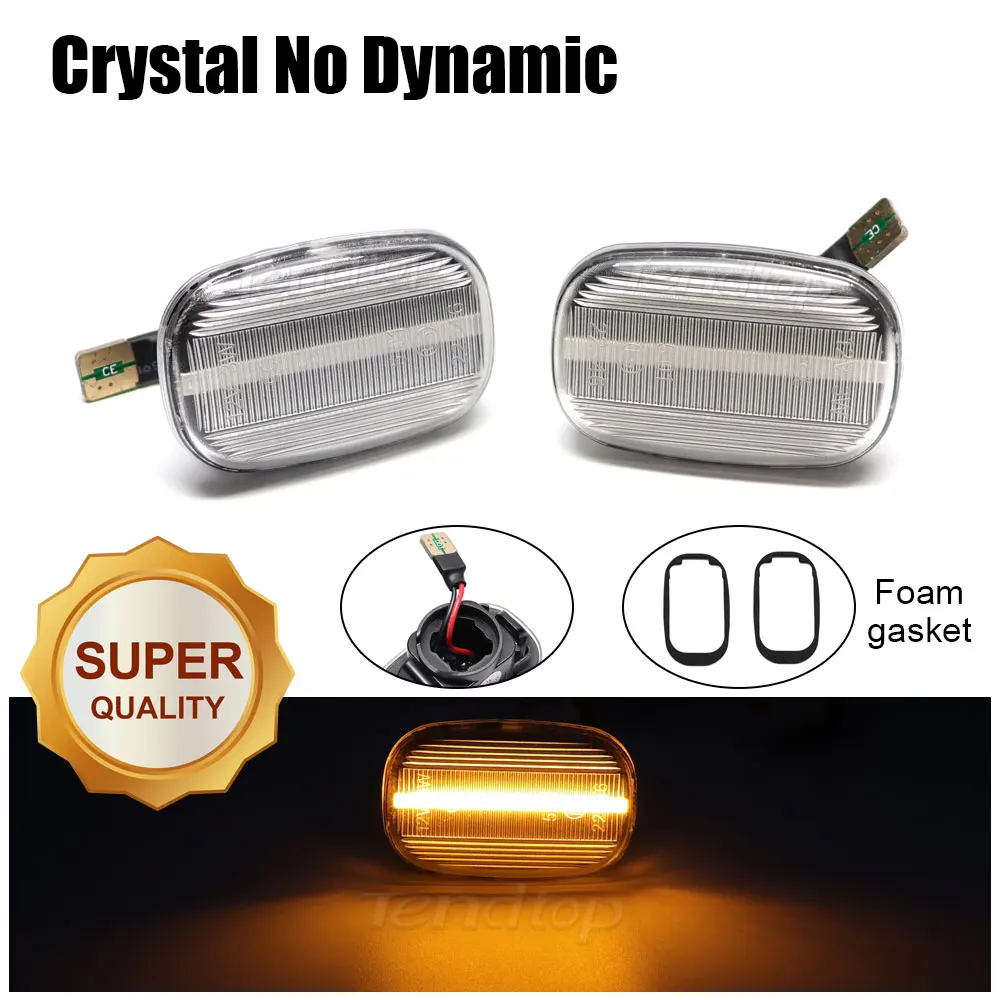 LED Dynamic Side Marker Lights Turn Signal Lamp Car Tuning Indicator Facelift For Toyota Corolla Camry Avensis Celica Caldina