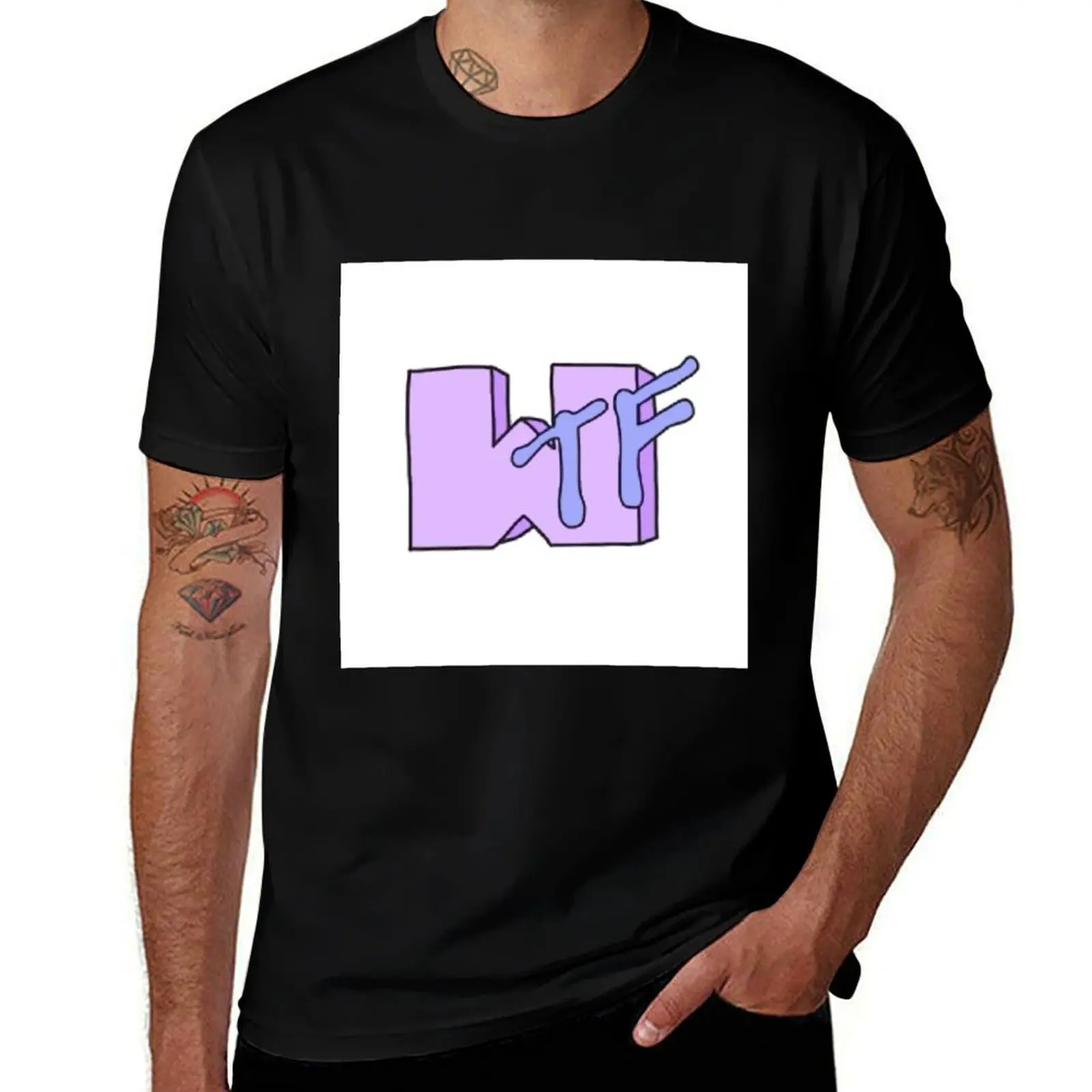 

WTF Mtv logo T-Shirt t shirt man luxury man t shirt summer T-Shirt