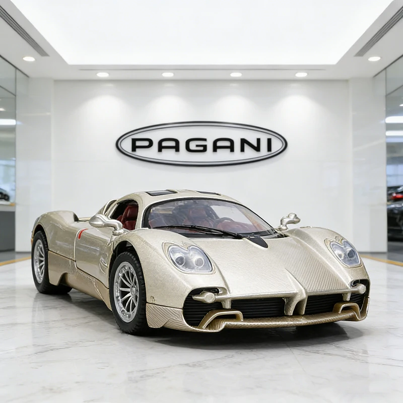 

1:32 Pagani Utopia Alloy Die Cast Toy Car Model Sound and Light Pull Back Children's Toy Collectibles Birthday gift