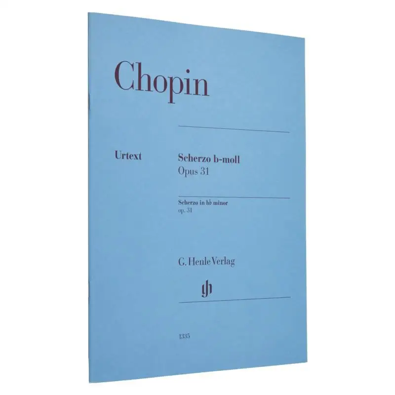 HN1335 Chopin Scherzo B Flat Minor Op 31 Mllemann Norbert G Henle Verlag 9790201813356 Book