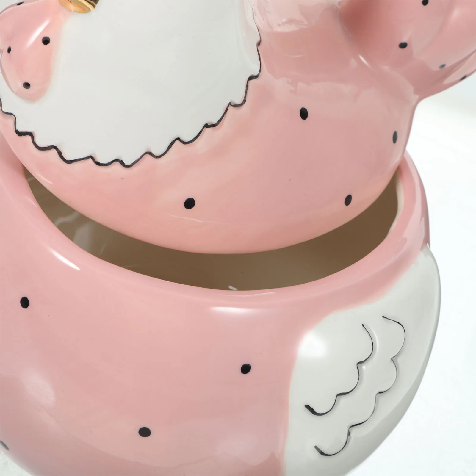 Ceramic Decorative Candy Jar Jewelry Organizer Small Jewelry Box Creative Desktop Storage Easter Gift