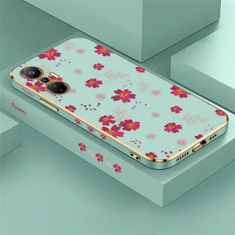 Phone Case For Infinix Tecno Pop 8 5 LTE 6 Pova 6 5 Pro 3 4 Pro 5G Neo 2 Fashion Floral Painting Shockproof Silicone Cover