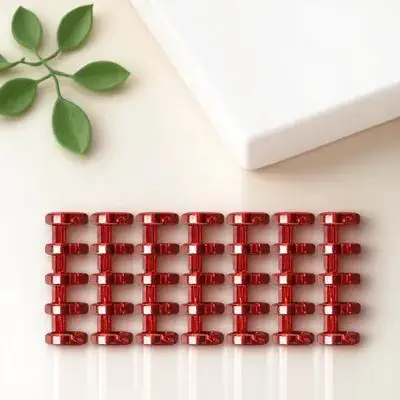

7Pcs Loose Leaf Binder Five-Hole Segmented Clips Plastic Scrapbooking Rings Flexible Practical Stationery
