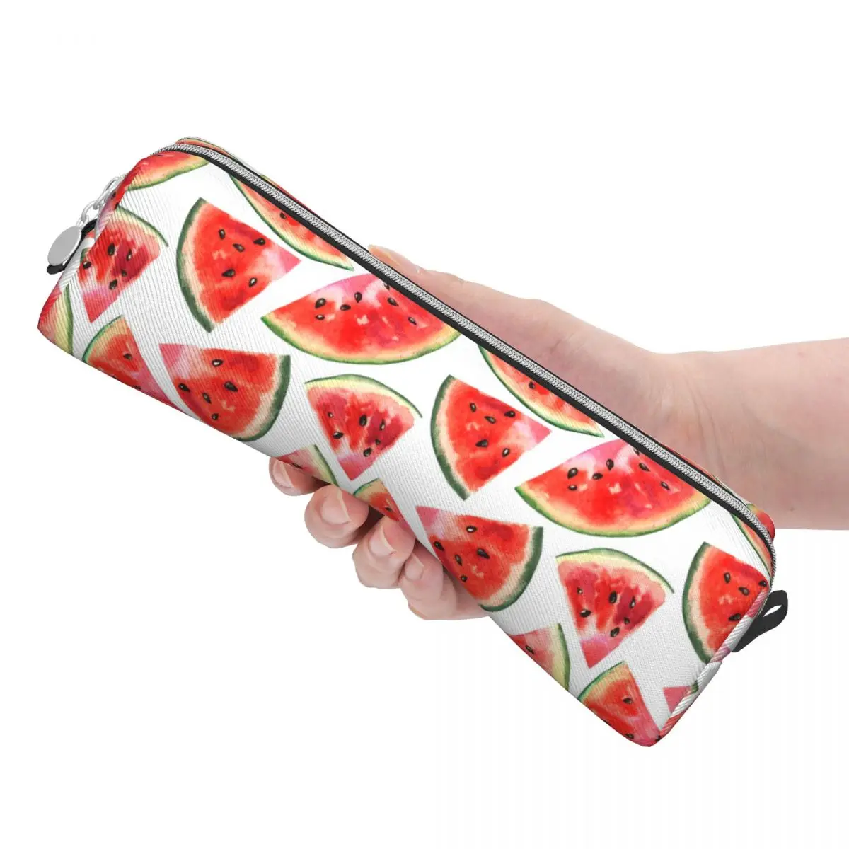 New Watermelon Fruit Cartoon Tropical Style Pencil Case Pencilcases Pen for Girls Boys Big Capacity Bag School Supplies Gift