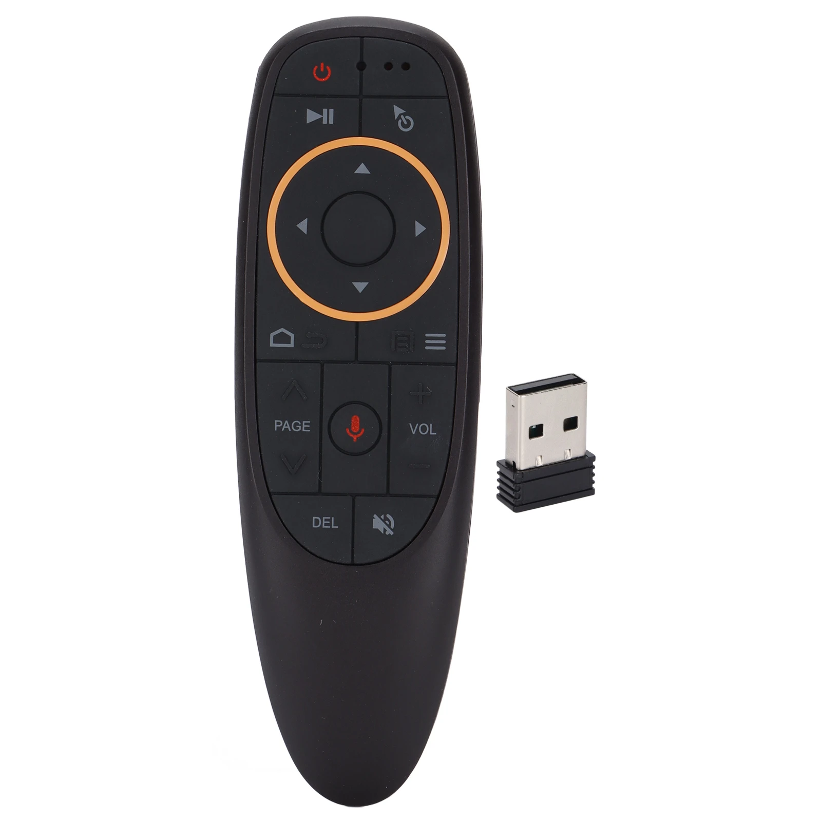 Portable Air Mouse Inbuilt Gyroscope Plug and Play Ergonomic Design Accurate Control Smart Remote Control Mouse for TV Computer