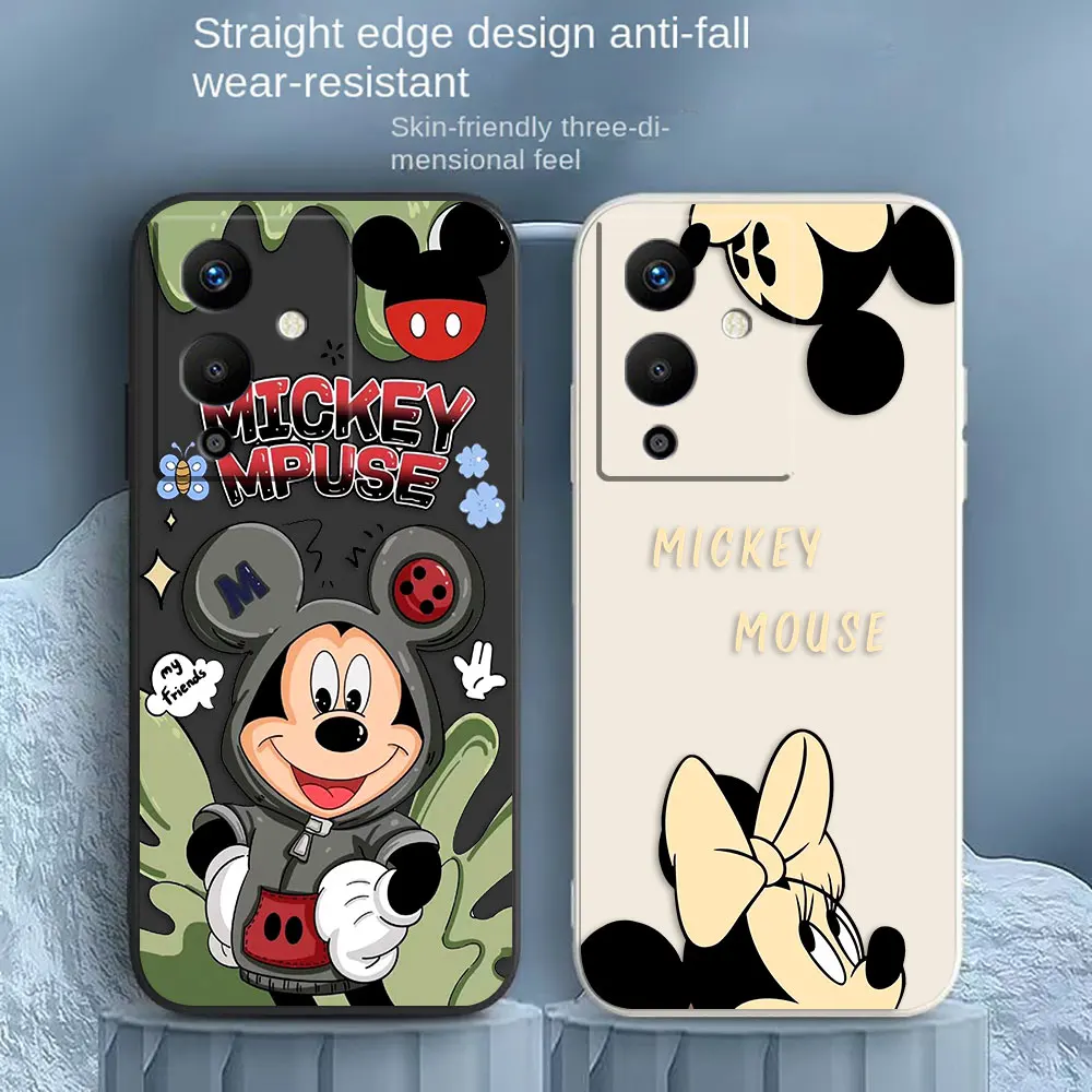 

Funny M-Mickey Mouse Phone Case For Infinix SPARK NOTE 30 10 11 12 G96 8 SMART 5 6 7 POVA 3 4 PRO Silicone Case Funda Shell Capa