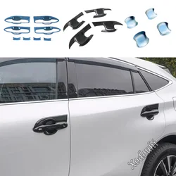 For Toyota Venza/Harrier 2021 2022 2023 2024 ABS/Steel Car Door Armrest Handle Bowl Cover Trim Stick Frame Exterior Accessories