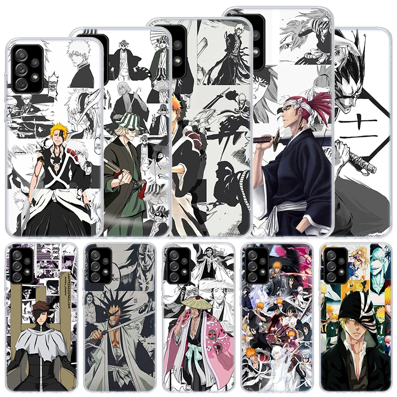 Мягкий чехол Ichigo Kenpachi для Samsung Galaxy A52 A53 A54 A32 A34 A22 A24 A12 A14, чехол для телефона A33 A23 A13 A02S A03S