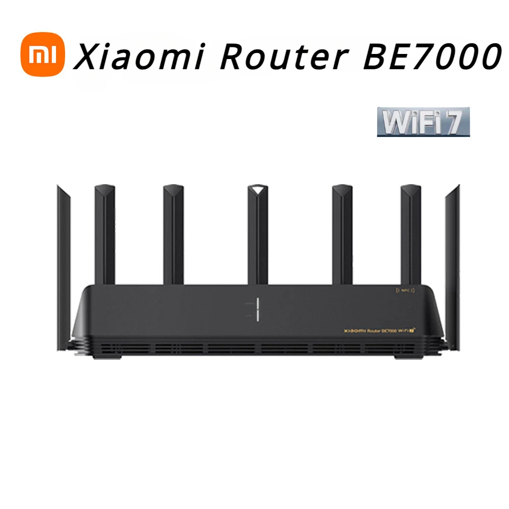 New Xiaomi Router BE7000 WIFI 7 Tri-Band WiFi Repeater VPN 1GB Mesh IPTV 4 x 2.5G USB 3.0 Ethernet Ports Modem Signal Amplifier