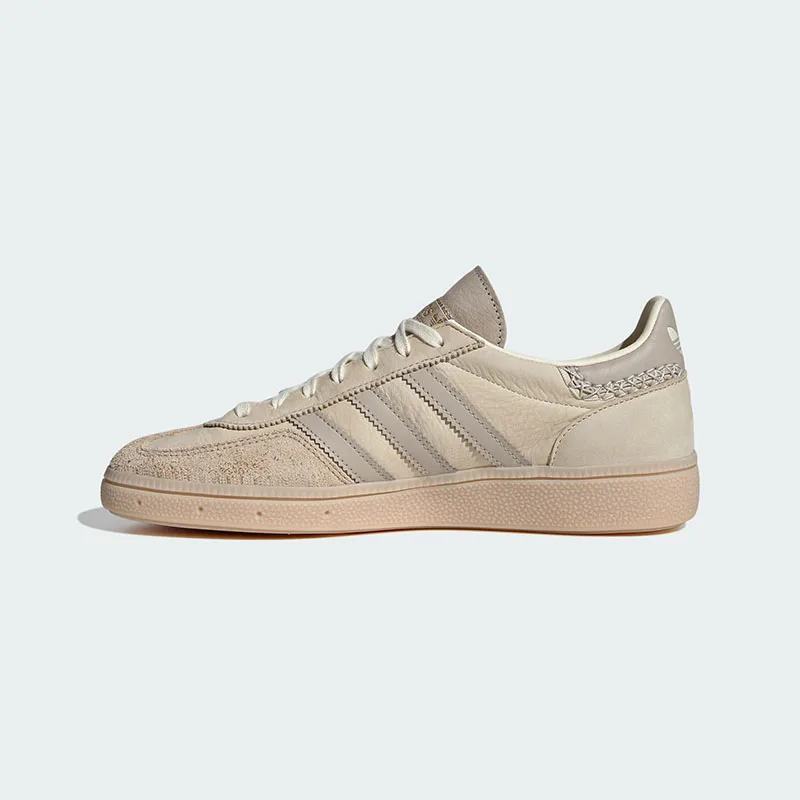 Adidas Originals Women Low‑Top Shoes IE3699 Off‑White Apricot‑Grey Suede Casual Sneakers