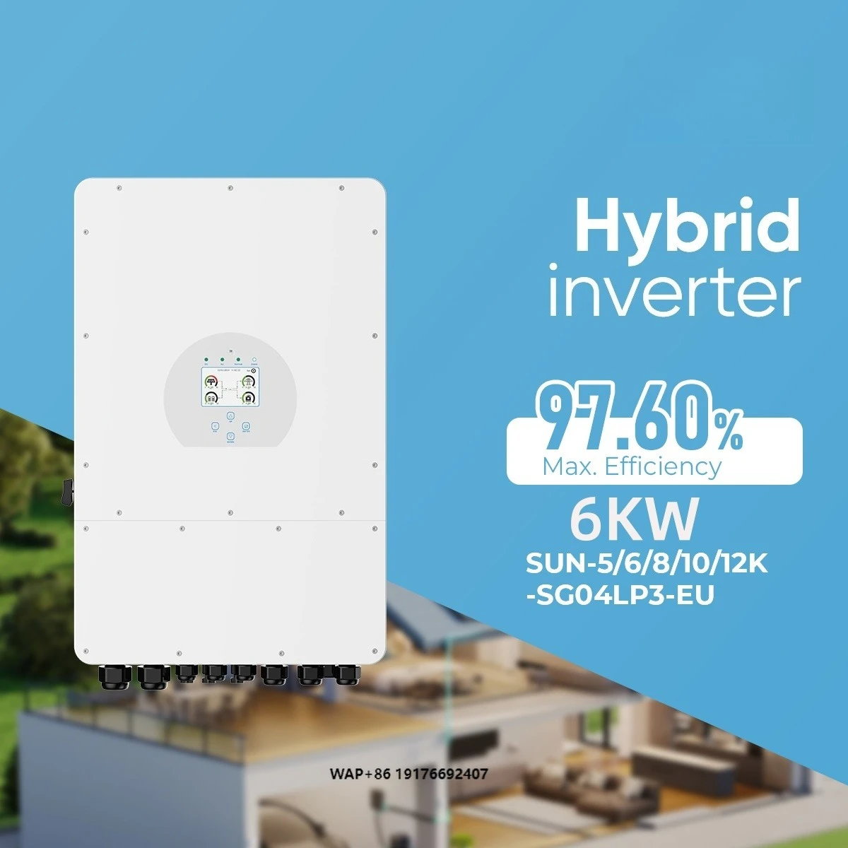 Deye Hibard ’Mppt Solar Inverter Hybrid 5kw 8 kw 10KW 12kw Hybrid Inverter Solar System Complete Set deye