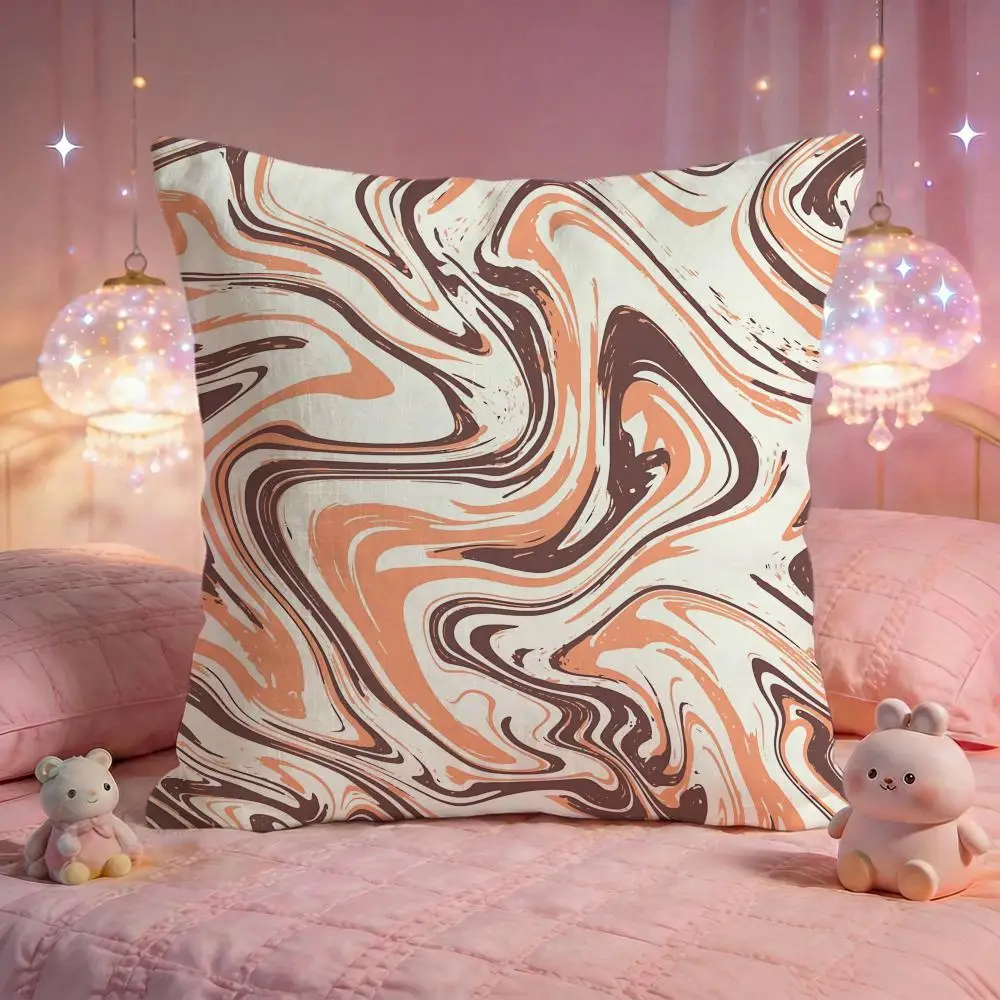 Gentle water ripple Cushion Cover Premium Comfort Reversible Pillow Cove -Two in One Design for Any Room & Car Interior
