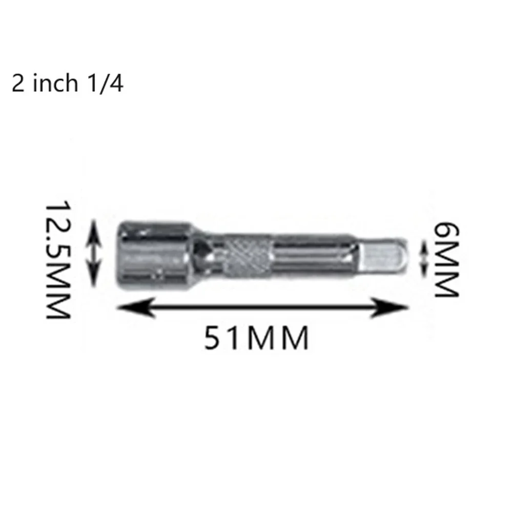

Practical Wrench Extension Bar Socket Ratchet Sleeve 1/4 3/8 1/2inch Parts 1pcs Connecting Rod Conversion Joint