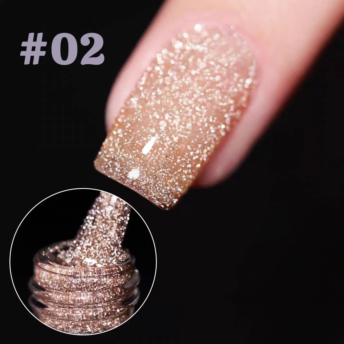 1-12 قطعة WS مسمار الفن الذهب الأحمر كسر الماس هلام مسمار البولندية الخريف الشتاء الأظافر شعبية فلاش نمط المنزل DIY بها بنفسك مانيكير لوازم #3