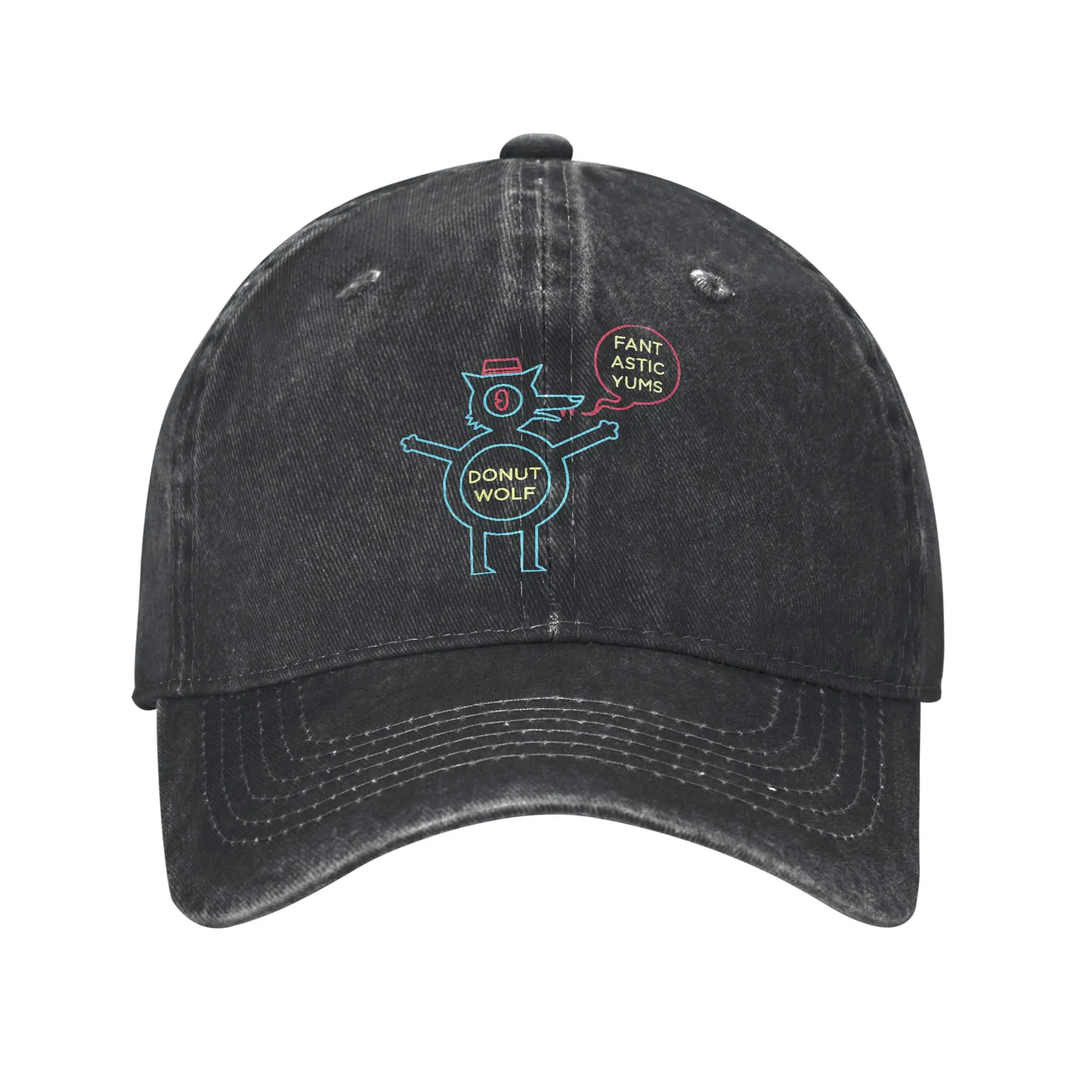 Night in the Woods - Donut Wolf Fashion Baseball Cap  Fashion Accessory Golf Cap  Amusement Park Golf Cap