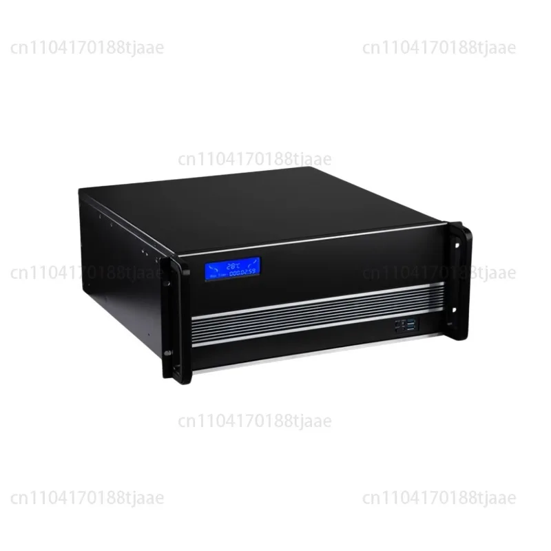 4U Server Chassis with LCD Temperature Control Screen, ATX Motherboard, Workstation, Performance, Conference, Media Video
