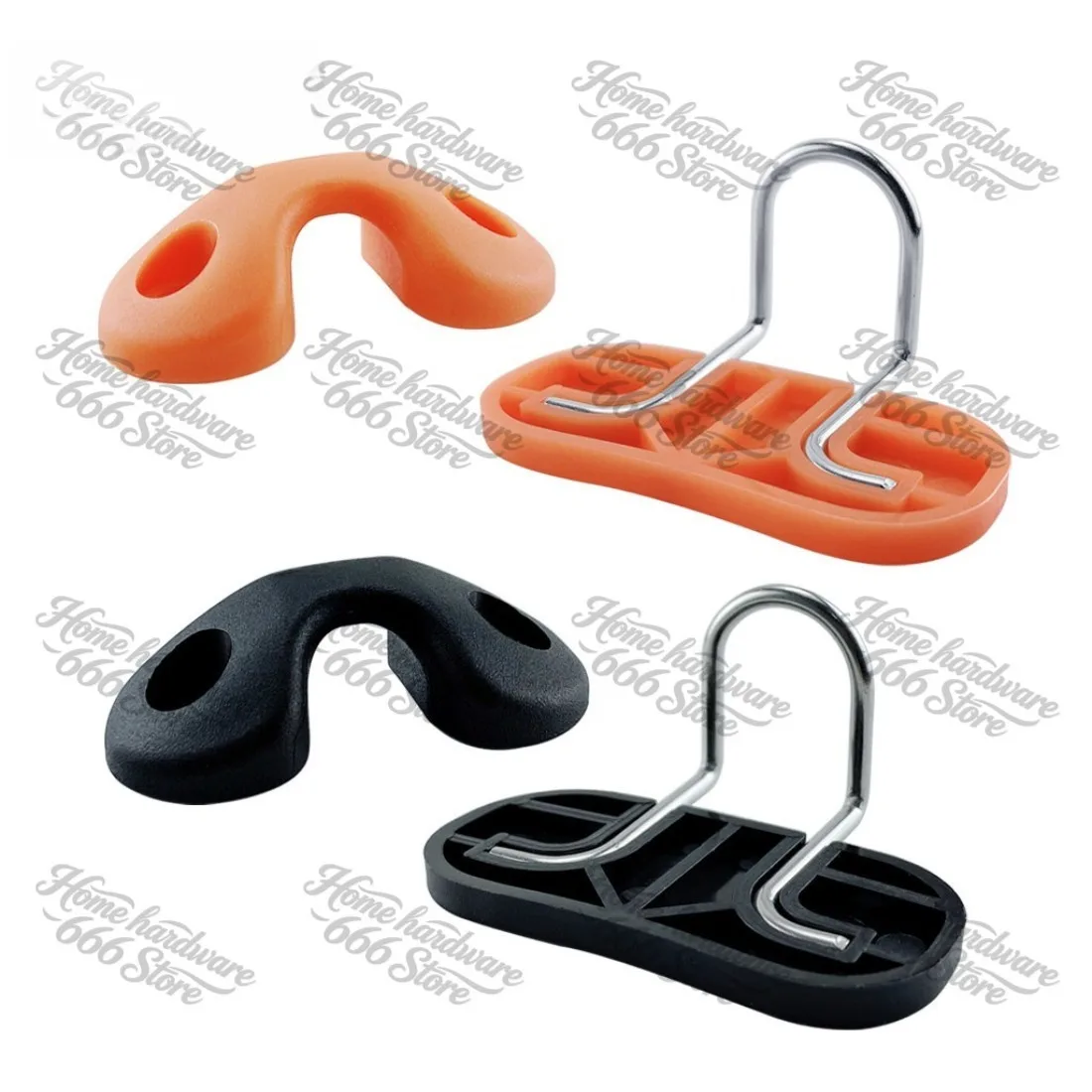 Double Nylon Rope Clamp Guide Ring, Cable Clamp, Automatic Rope Clamp Board, Pilates Fitness Equipment, Sailing Accessories