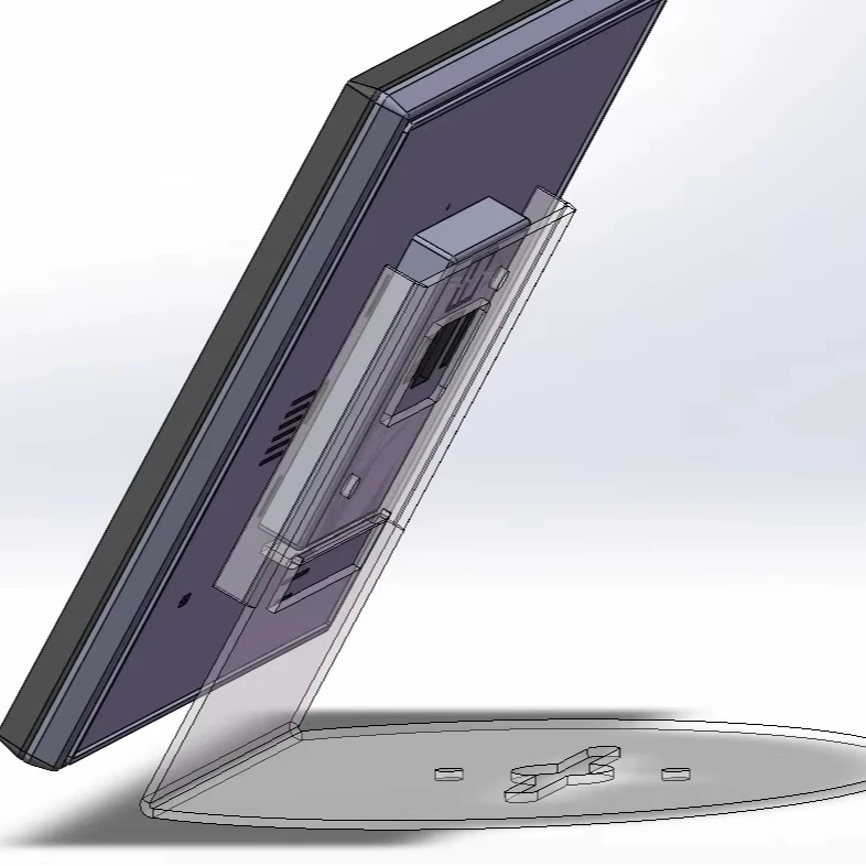 7 Inch and 10 Inch Desktop Tablet (L Shape) with NFC Reader