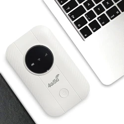 Mobilny router Wi-Fi 4G LTE do 10 użytkowników Przenośny hotspot Wi-Fi 150 Mb/s z gniazdem karty SIM Router bezprzewodowy do podróży samochodowych