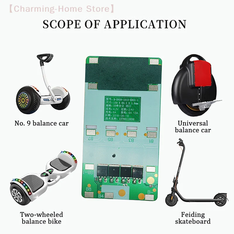 

【M】10S 36V 42V плата защиты литиевой батареи BMS Lipo литий-ионные аккумуляторы для EBike общий порт плата защиты от заряда