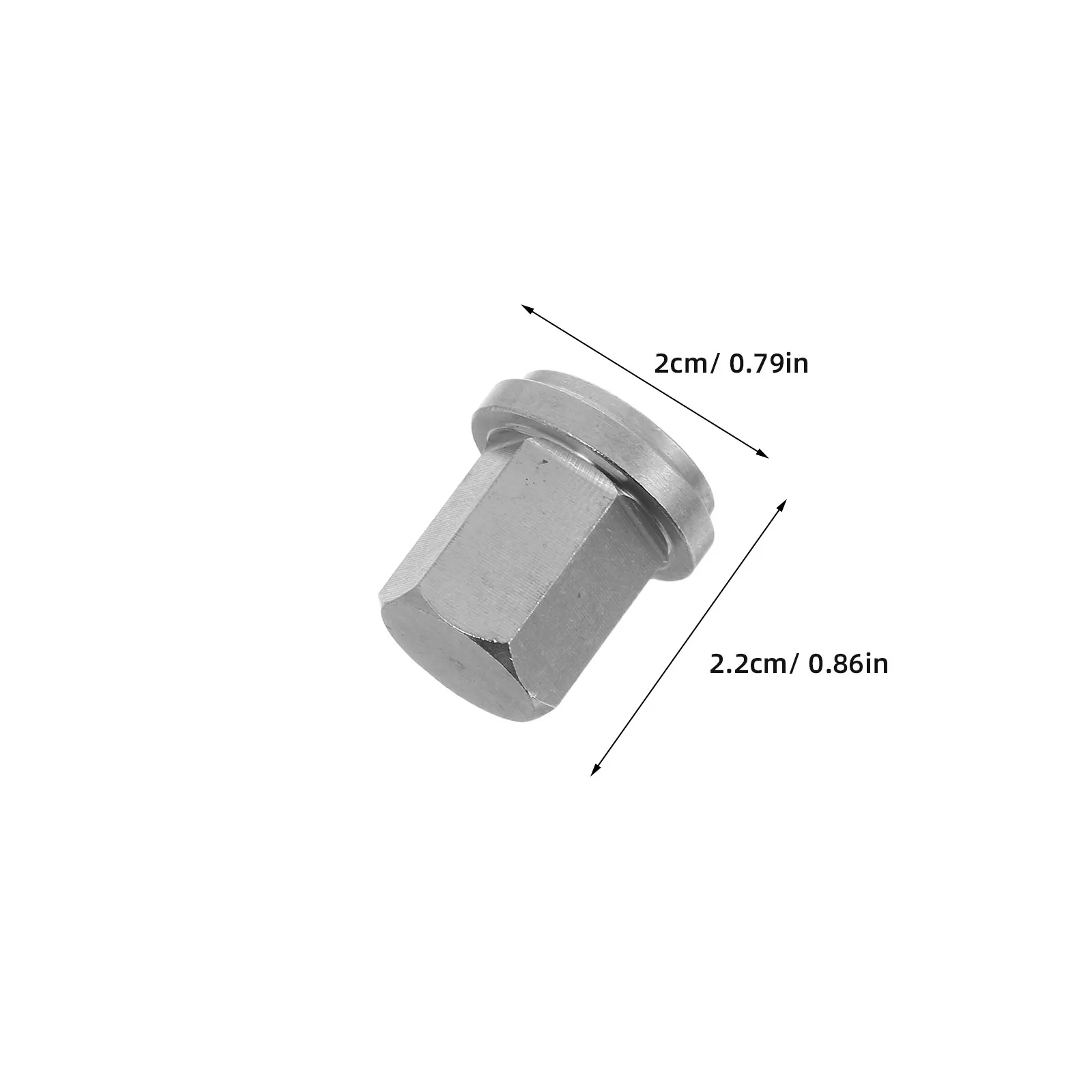 4Pcs Battery Terminal Nuts Stainless Steel Closed Design Heavy-Duty Truck Battery Post Accessories Replacement Kit