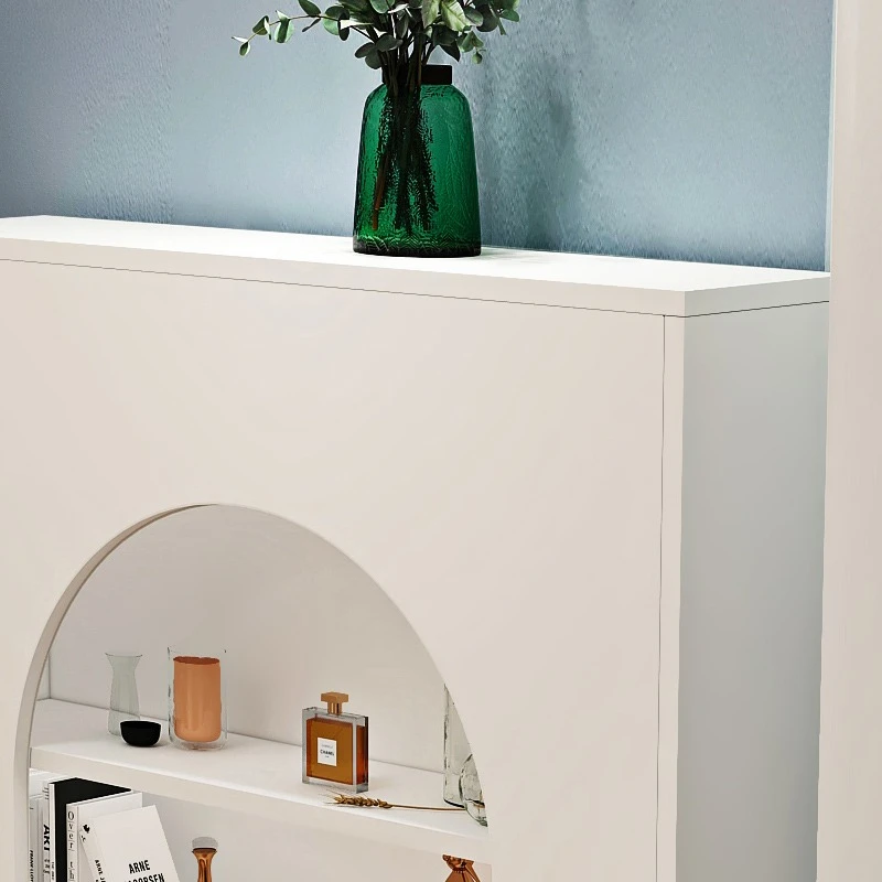 خزانة مدخل منزلية بسيطة، خزانة تزيين ممر غرفة المعيشة، خزانة عرض للتخزين، رف عرض، خزانة، صغيرة