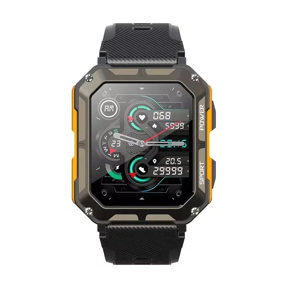 2024 Original Factory C20 Pro Smart Watches 380mah Waterproof BT Call Sport Fitness Tracker Smart Watch for Android Ios