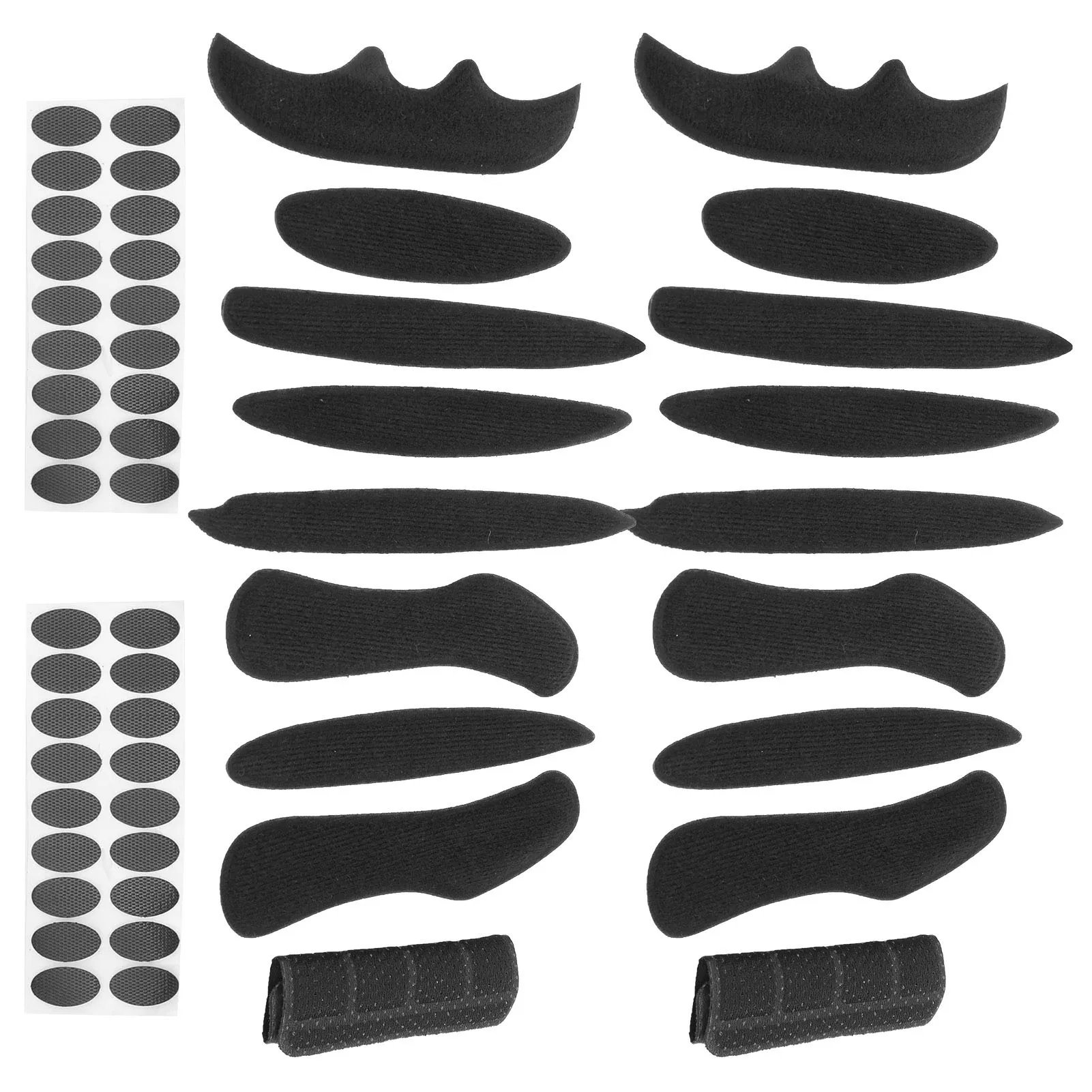 2 Set  Electric Bike Helmet Liner Lining Hook&amp loop Sponge Combination Set Helmet Accessory