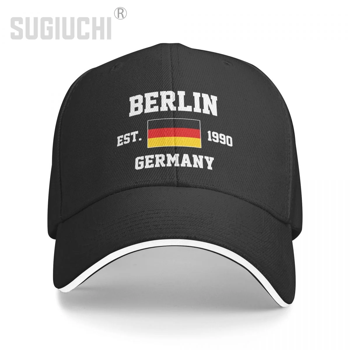 Baseball Cap Germany EST.1990 Berlin Capital Men Women Unisex Hip Hop Sandwich Caps Snapback Golf Hat Fishing