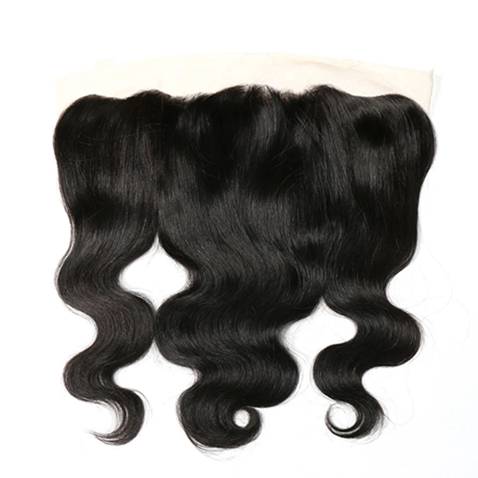 13x4 Skinlike REAL HD Lace Frontal Only Ultrathin Body Wave Baby Hair Pre Plucked 100% Hand Tied Lace Frontal closure Human Hair