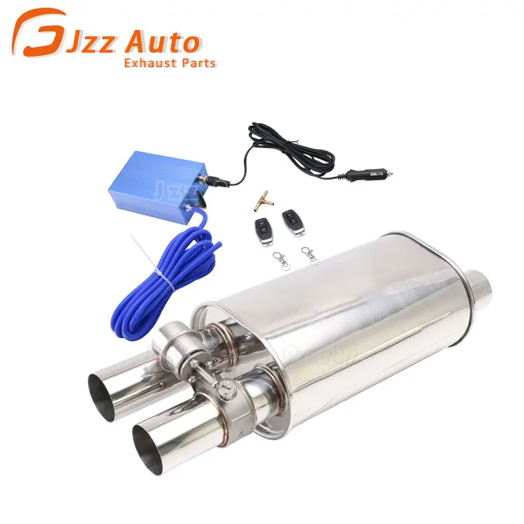 

Equipment Smart Library Universal Exhaust End Pipes Muffler Modify 63mm Inlet Double Outlets Valved Muffler With Vacuum Pump Co