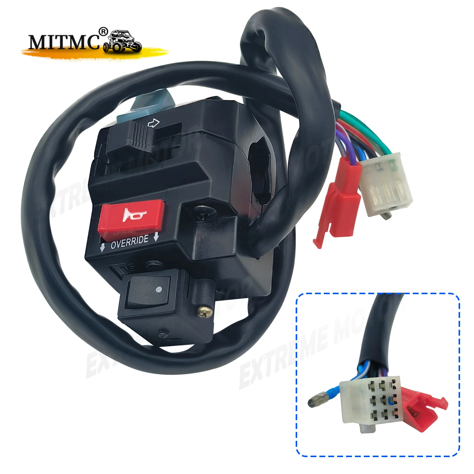 Left Handlebar Function Switch Assy For Linhai 260 300 LH260ATV LH300ATV ATV Quad 30114 25523