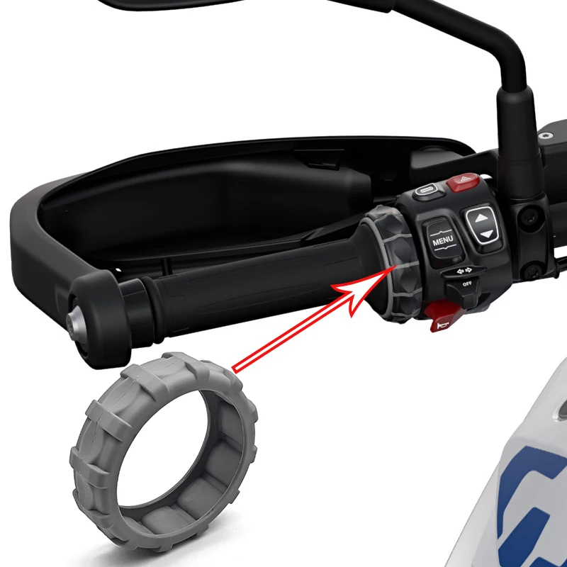 Para bmw r1300gs r1250gs r1200gs r1250rs r1200rt r1250r motorcad multi controlador protetor capa de borracha para alça