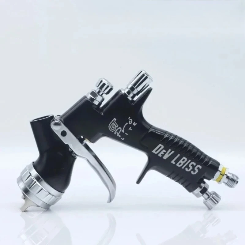 GT Pro HVLP Spray Gun Ultra Fine Atomization Low Overspray For Car Clear Coat Basecoat Water Based Automotive Refinishing Paint