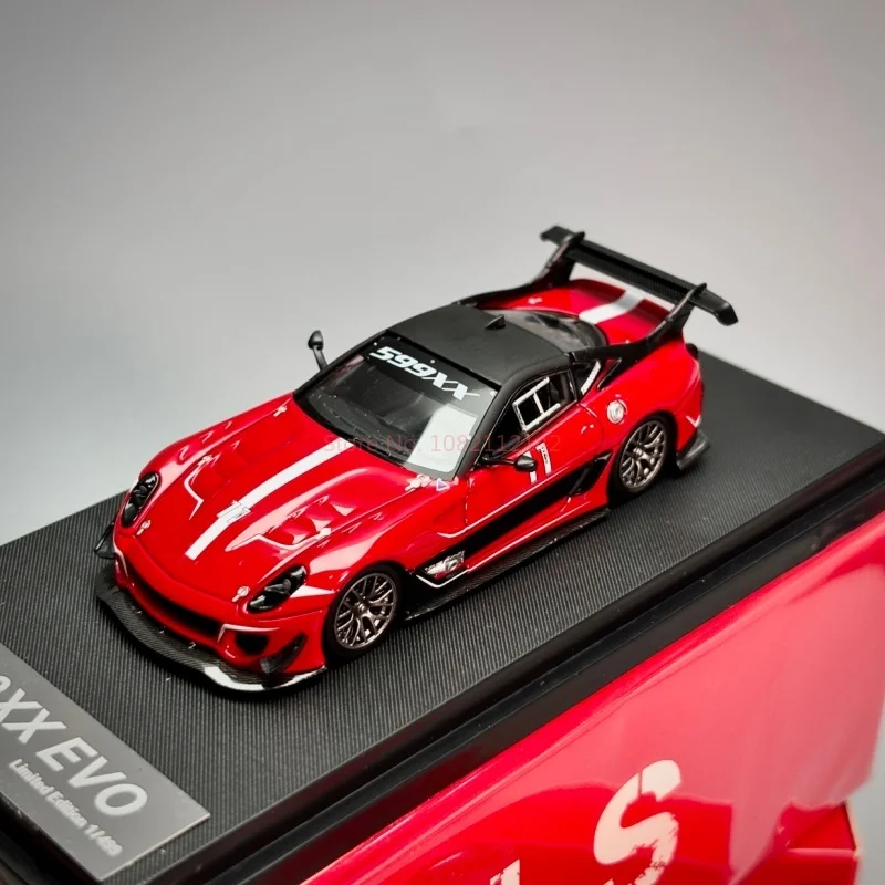 2025 Ls موديل جديد 1:64 فيراري 599xx إيفو # 56 # 512 # 11 # 68 # 5 سبيكة سيارة مصغرة دييكاست 599xx نموذج سيارة مجموعة هدية الصبي