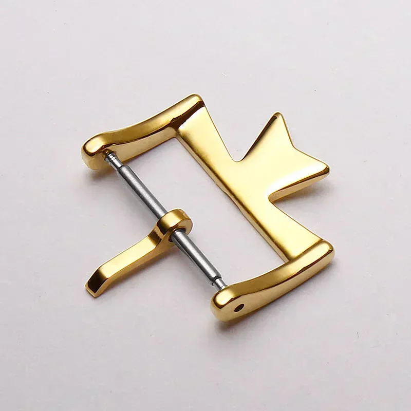 16 مللي متر 18 مللي متر 20 مللي متر ساعة المشبك ساعة اكسسوارات ل فاشيرون كونستانتين الفولاذ المقاوم للصدأ فضي الذهبي ارتفع الذهب دبوس المشبك مشبك