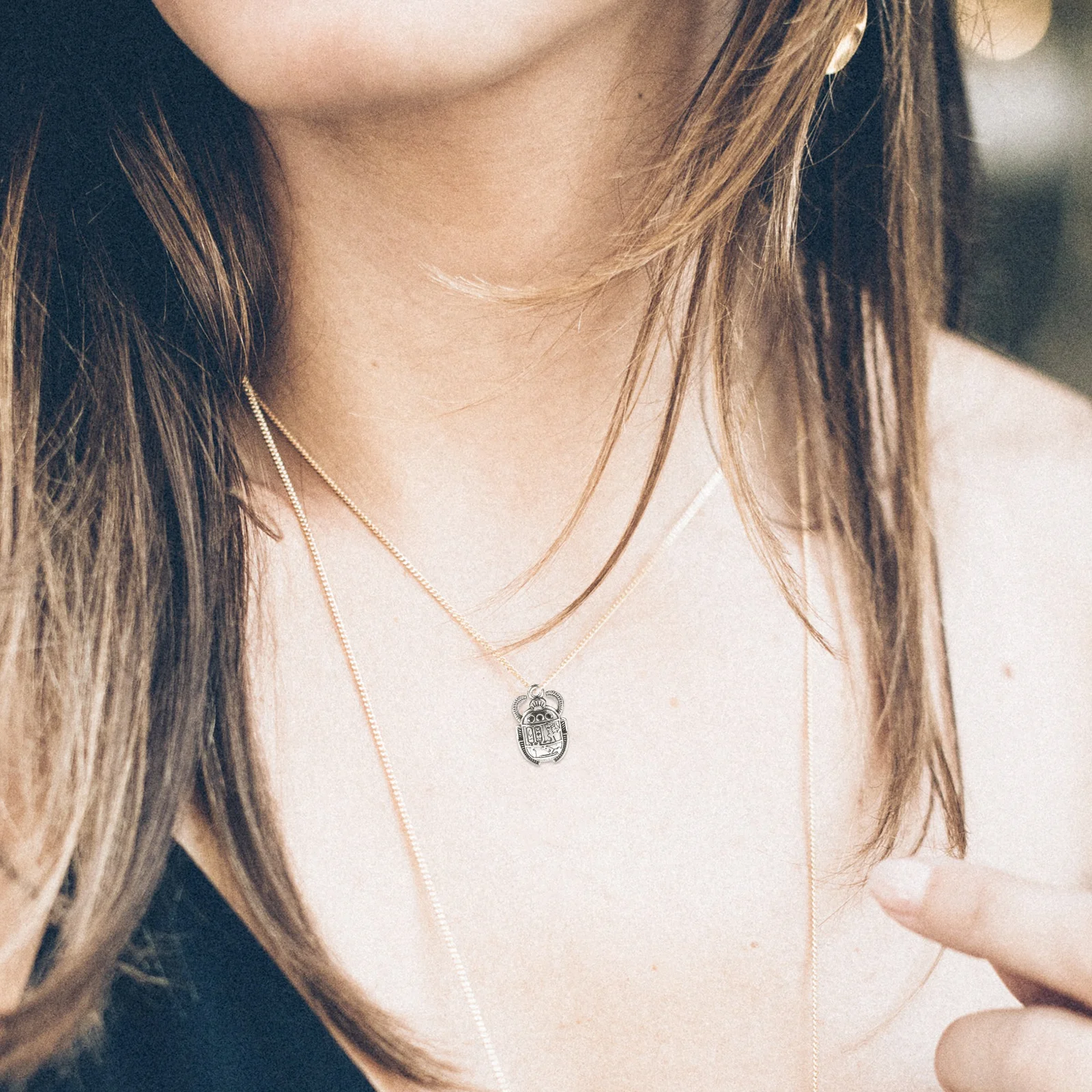 

20Pcs Ancient Beetle Charm Vintage Alloy Pendant for Necklace Bracelet Keychain DIY Jewelry Making Supplies Retro Beetle Jewelry