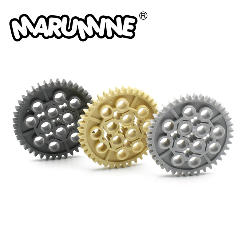 MARUMINE – jeu de Construction avec 40 roues d'engrenage 3649 T, 20 pièces, jouet éducatif