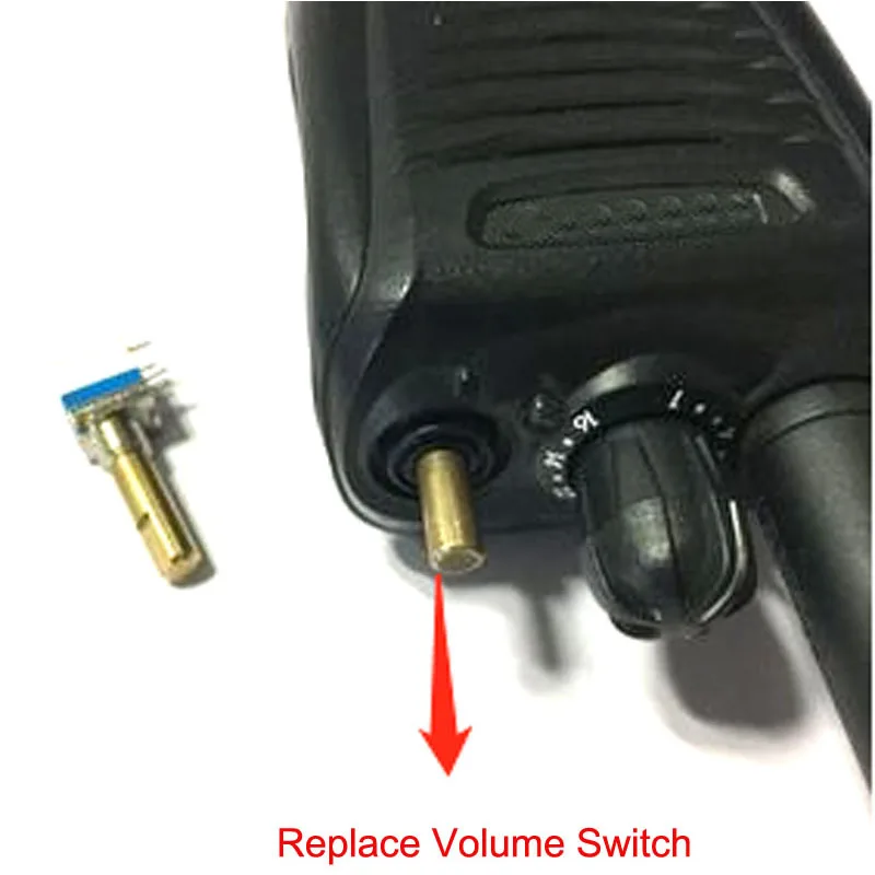 Banggood Replacement Power Knob Volume Switch for Kenwood TK3160 TK3107 TK3207 TK3360 TK2207 KG-816 NX320 Radio Walkie Talkie